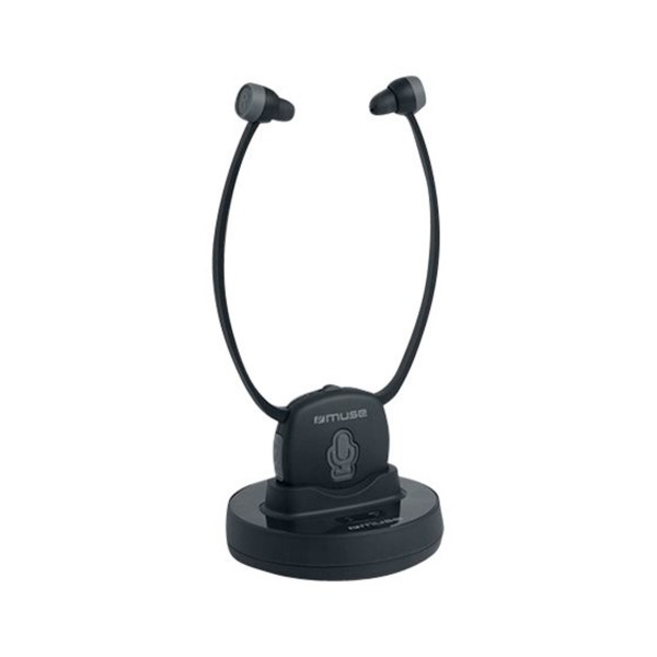 Muse m-280ctv negro auriculares inalámbricos in-ear con transmisión digital de 2.4ghz