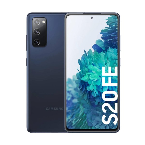 Samsung g780f galaxy s20 fe azul móvil dual sim 4g 6.5'' qhd+ octacore 128gb 6gb ram tricam 12mp selfies 32mp