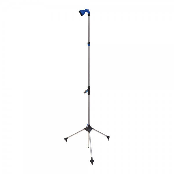 Ducha de jardin con tripode 130-210cm blue bird