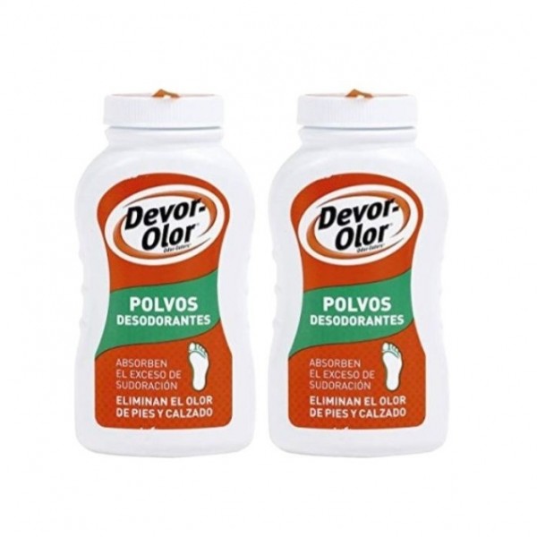 Devor Olor Polvos Desodorante para Pies 100g X2 