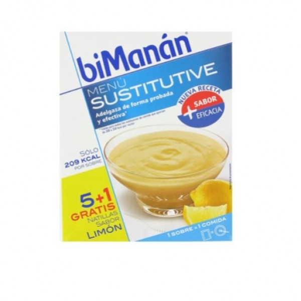 Bimanan Beslim Natillas Sabor Limon 6 Sobres
