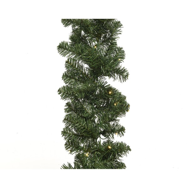 Guirnalda imperial, multifunción, uso interior, blanco cálido, 50 led, 270 cm