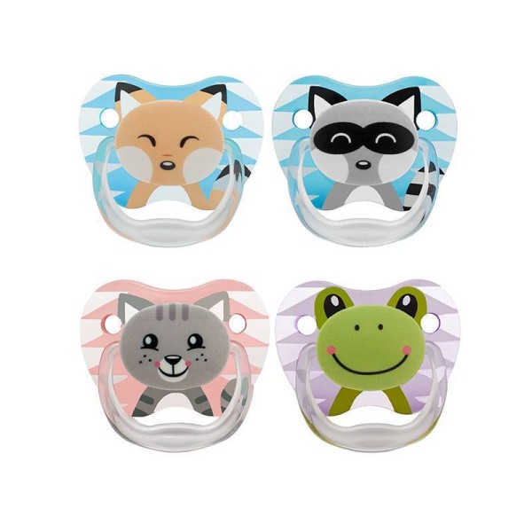 Dr Brown's Chupete Prevent Animal Faces Talla 0-6m 2 Unidades