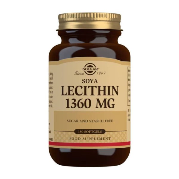 Solgar Lecitina 1360mg 180 Capsulas