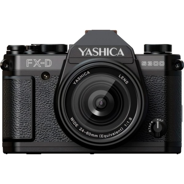 Yashica fx-d s300 black / cámara de simulación de película digital