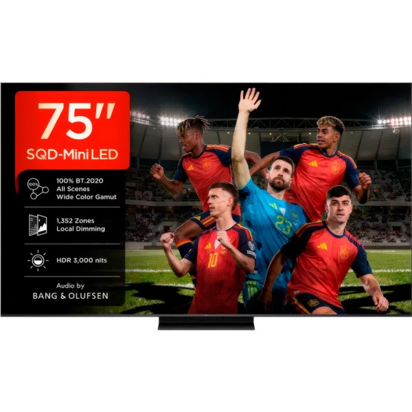 Tcl 75c7l negro / televisor smart tv 75" / 4k uhd sqd-mini led