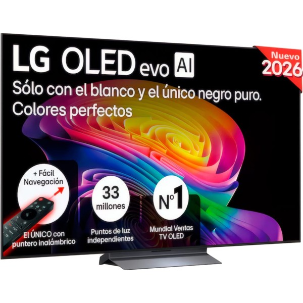 Lg oled evo ai c6 / televisor smart tv 48" oled / 165hz vrr / uhd 4k hdr