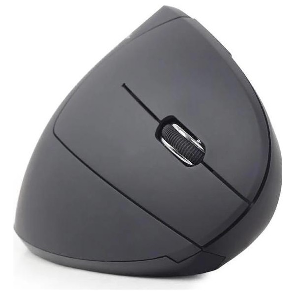 Gembird ratón óptico inalamb. ergo 6 botones negro