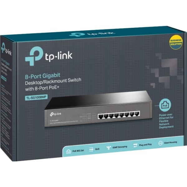 Tp-link tl-sg1008mp switch 8xgb poe+