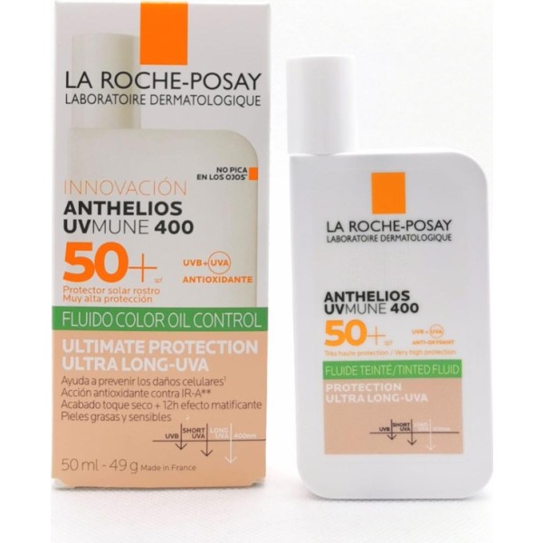 Anthelios anthelios spf50+ fluido color oil control 50ml