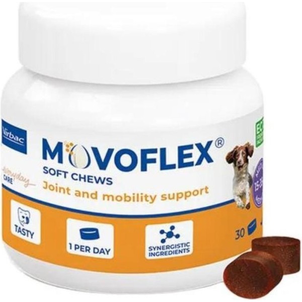 Movoflex Soft Chews M 15-35Kg, 30 Unidades
