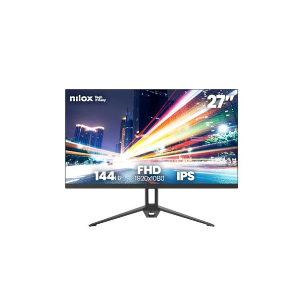 Nilox nxm27fhd14411 monitor 27" fhd ips 144hz negr